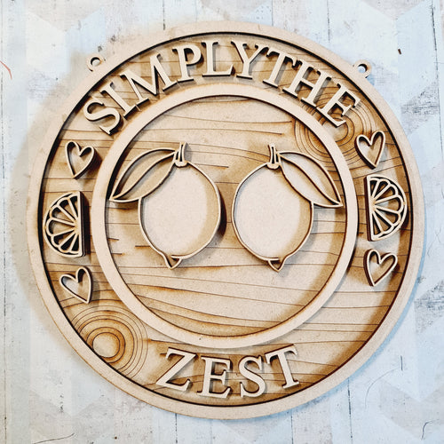 OL3095 - Breast Cancer Awareness- Simply the Zest - Olifantjie - Wooden - MDF - Lasercut - Blank - Craft - Kit - Mixed Media - UK