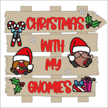 OL2235 - MDF Personalised  Layered Christmas Gonk Doodle Plaque - Olifantjie - Wooden - MDF - Lasercut - Blank - Craft - Kit - Mixed Media - UK