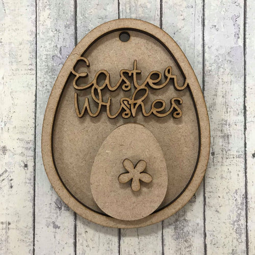 OL271 - MDF Ornate Easter Egg - Magic Money Holder - Olifantjie - Wooden - MDF - Lasercut - Blank - Craft - Kit - Mixed Media - UK