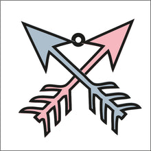 OL1866 - MDF Doodle Tribal Theme Hanging - Arrows - Olifantjie - Wooden - MDF - Lasercut - Blank - Craft - Kit - Mixed Media - UK