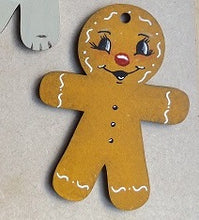 CH169 - MDF Set of 5 10cm Gingerbread Baubles - Olifantjie - Wooden - MDF - Lasercut - Blank - Craft - Kit - Mixed Media - UK