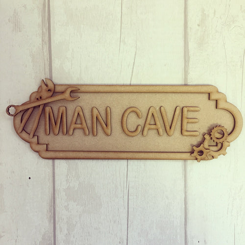 SS045 - MDF Tools Theme Personalised Street Sign - Small (6 letters) - Olifantjie - Wooden - MDF - Lasercut - Blank - Craft - Kit - Mixed Media - UK