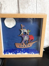 OL150 - MDF Pirate Ship - Olifantjie - Wooden - MDF - Lasercut - Blank - Craft - Kit - Mixed Media - UK