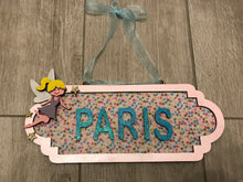 SS007 - MDF Fairy Theme Personalised Street Sign - Large (12 letters) - Olifantjie - Wooden - MDF - Lasercut - Blank - Craft - Kit - Mixed Media - UK