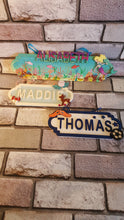 SS015 - MDF Mermaid Personalised Street Sign - Large (12 letters) - Olifantjie - Wooden - MDF - Lasercut - Blank - Craft - Kit - Mixed Media - UK
