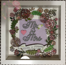 W025 - MDF Floral Mix & Match Wreath - Olifantjie - Wooden - MDF - Lasercut - Blank - Craft - Kit - Mixed Media - UK