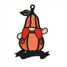 OL2243 - MDF Doodle Halloween Gonk Gnome Hanging - Female Pumpkin - with or without banner - Olifantjie - Wooden - MDF - Lasercut - Blank - Craft - Kit - Mixed Media - UK