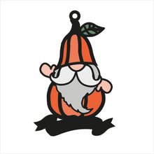 OL2242 - MDF Doodle Halloween Gonk Gnome Hanging - Male Pumpkin - with or without banner - Olifantjie - Wooden - MDF - Lasercut - Blank - Craft - Kit - Mixed Media - UK
