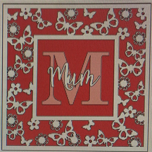 OL899 - MDF Personalised Square Plaque Frame - Butterfly - Olifantjie - Wooden - MDF - Lasercut - Blank - Craft - Kit - Mixed Media - UK