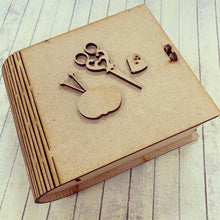 BX015 - MDF Sewing Kit Themed Box - Olifantjie - Wooden - MDF - Lasercut - Blank - Craft - Kit - Mixed Media - UK