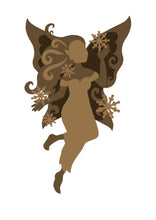 SJ374 - MDF Winter Fairy Style 3 - Olifantjie - Wooden - MDF - Lasercut - Blank - Craft - Kit - Mixed Media - UK