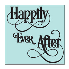 OL3181 - MDF Ladder Insert Tile - Happily ever after - Olifantjie - Wooden - MDF - Lasercut - Blank - Craft - Kit - Mixed Media - UK
