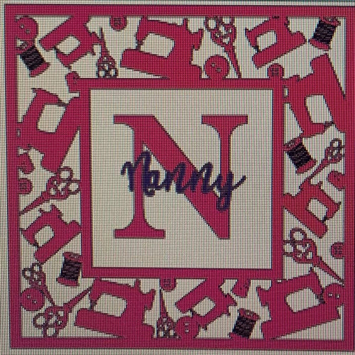 OL900 - MDF Personalised Square Plaque Frame - Sewing - Olifantjie - Wooden - MDF - Lasercut - Blank - Craft - Kit - Mixed Media - UK