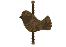 SJ381 - MDF Carousel Bird - Olifantjie - Wooden - MDF - Lasercut - Blank - Craft - Kit - Mixed Media - UK