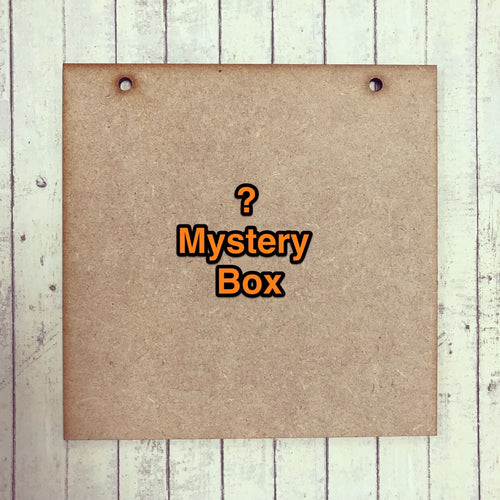 MB003 - MDF Mixed Men themed mystery Box - different price points - Olifantjie - Wooden - MDF - Lasercut - Blank - Craft - Kit - Mixed Media - UK