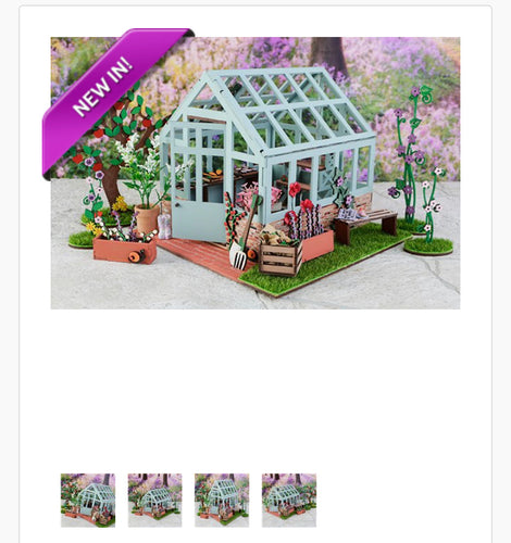 DIY Paper Greenhouse Craft Kit, Adult Craft Kit by My Papercut Forest