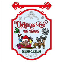 OL2365 - MDF Farmhouse Doodle Gonk Christmas - Hanging Sign Layered Plaque - Toy Company - Olifantjie - Wooden - MDF - Lasercut - Blank - Craft - Kit - Mixed Media - UK