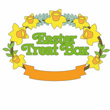 OL1230 - MDF Oval Easter  Wreath - Two Sizes choice wording - Daffodils - Olifantjie - Wooden - MDF - Lasercut - Blank - Craft - Kit - Mixed Media - UK