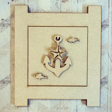 OL3081 - MDF Ladder Insert Tile -  Anchor - Olifantjie - Wooden - MDF - Lasercut - Blank - Craft - Kit - Mixed Media - UK