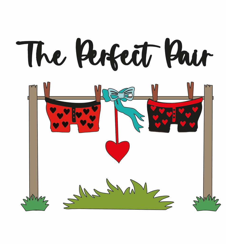 SJ524 MDF Sarah Jane Perfect Pair Underwear Washing Line 2 pairs b