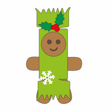 OL1147 - MDF Fancy Dress Gingerbread - Cracker - Olifantjie - Wooden - MDF - Lasercut - Blank - Craft - Kit - Mixed Media - UK