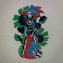SJ472 - MDF Sarah Jane Skeleton Day of Dead Mexican Woman - Olifantjie - Wooden - MDF - Lasercut - Blank - Craft - Kit - Mixed Media - UK