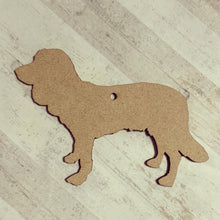 CH215 - MDF Set 4 mixed dog breeds baubles - Olifantjie - Wooden - MDF - Lasercut - Blank - Craft - Kit - Mixed Media - UK