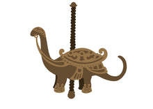 SJ382 - MDF Carousel Dinosaur - Olifantjie - Wooden - MDF - Lasercut - Blank - Craft - Kit - Mixed Media - UK