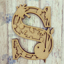 SL018 - Painting /Craft Themed Split Layered Personalised Letter - Olifantjie - Wooden - MDF - Lasercut - Blank - Craft - Kit - Mixed Media - UK