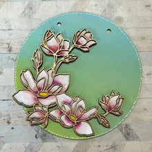 OL3039 - MDF Lotus Flower doodle Small Personalised Plaque - Olifantjie - Wooden - MDF - Lasercut - Blank - Craft - Kit - Mixed Media - UK