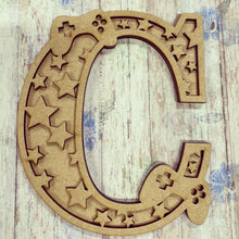 DL012 - MDF Gamers Themed Layered Letter - Olifantjie - Wooden - MDF - Lasercut - Blank - Craft - Kit - Mixed Media - UK