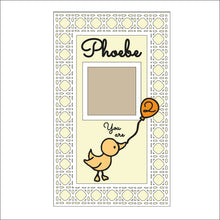 OL1508 - MDF Rectangle Rattan Doodle Birthday Personalised Photo frame Plaque ‘you are …) - Duck - Olifantjie - Wooden - MDF - Lasercut - Blank - Craft - Kit - Mixed Media - UK