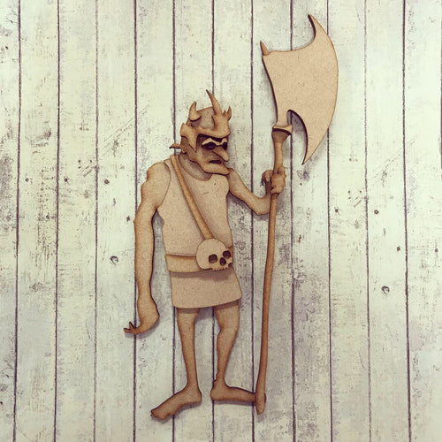 KW005 - MDF goblin version 1 - Olifantjie - Wooden - MDF - Lasercut - Blank - Craft - Kit - Mixed Media - UK