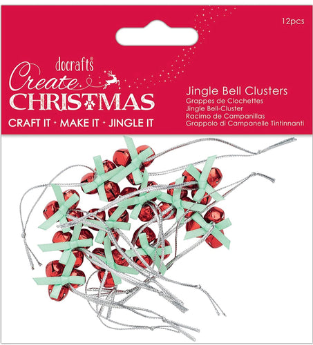 Jingle Bell Clusters - Olifantjie - Wooden - MDF - Lasercut - Blank - Craft - Kit - Mixed Media - UK