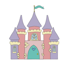 SJ051 - MDF Princess Castle Set - Olifantjie - Wooden - MDF - Lasercut - Blank - Craft - Kit - Mixed Media - UK
