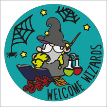 OL2253 - MDF Doodle Gnome Gonk  - Halloween - Wizard Cauldron plaque personalised - Olifantjie - Wooden - MDF - Lasercut - Blank - Craft - Kit - Mixed Media - UK