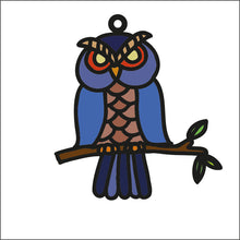 OL1910 - MDF Doodle Halloween Hanging - Owl - Olifantjie - Wooden - MDF - Lasercut - Blank - Craft - Kit - Mixed Media - UK
